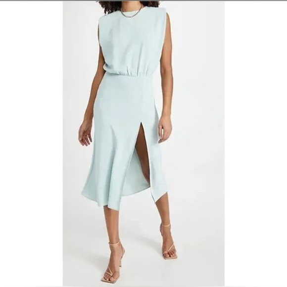 Amanda Uprichard KENT Dress in Mint Green - Picture 1 of 7
